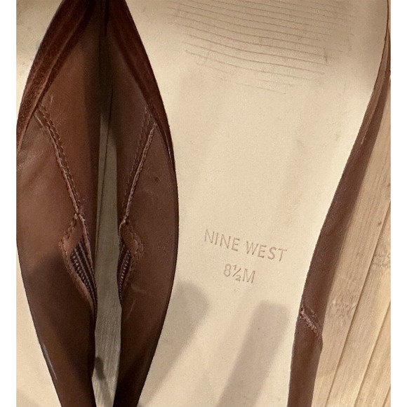 Nine West Brown Heeled Boots - Picture 11 of 14
